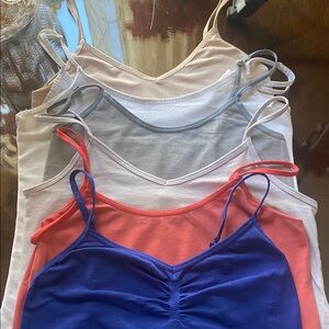 Colorful Spaghetti Strap Tank Tops